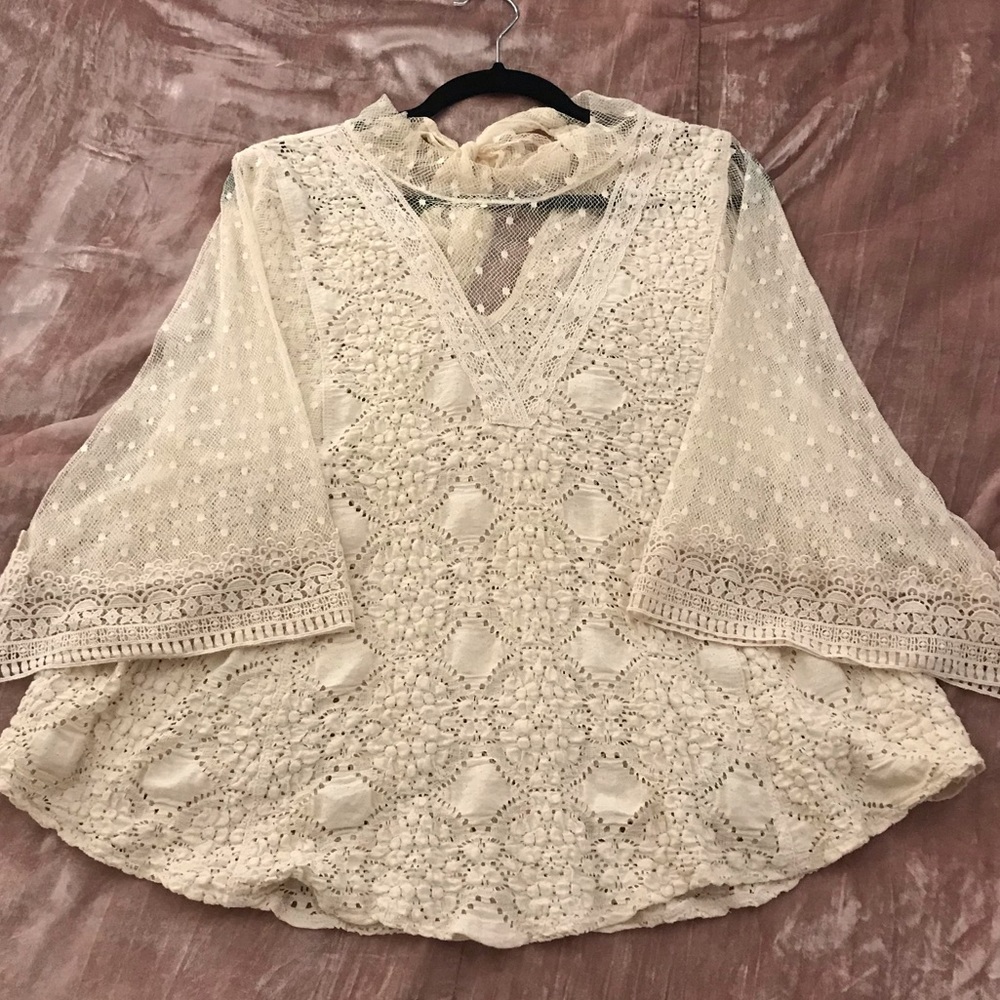 Free People Lace Top